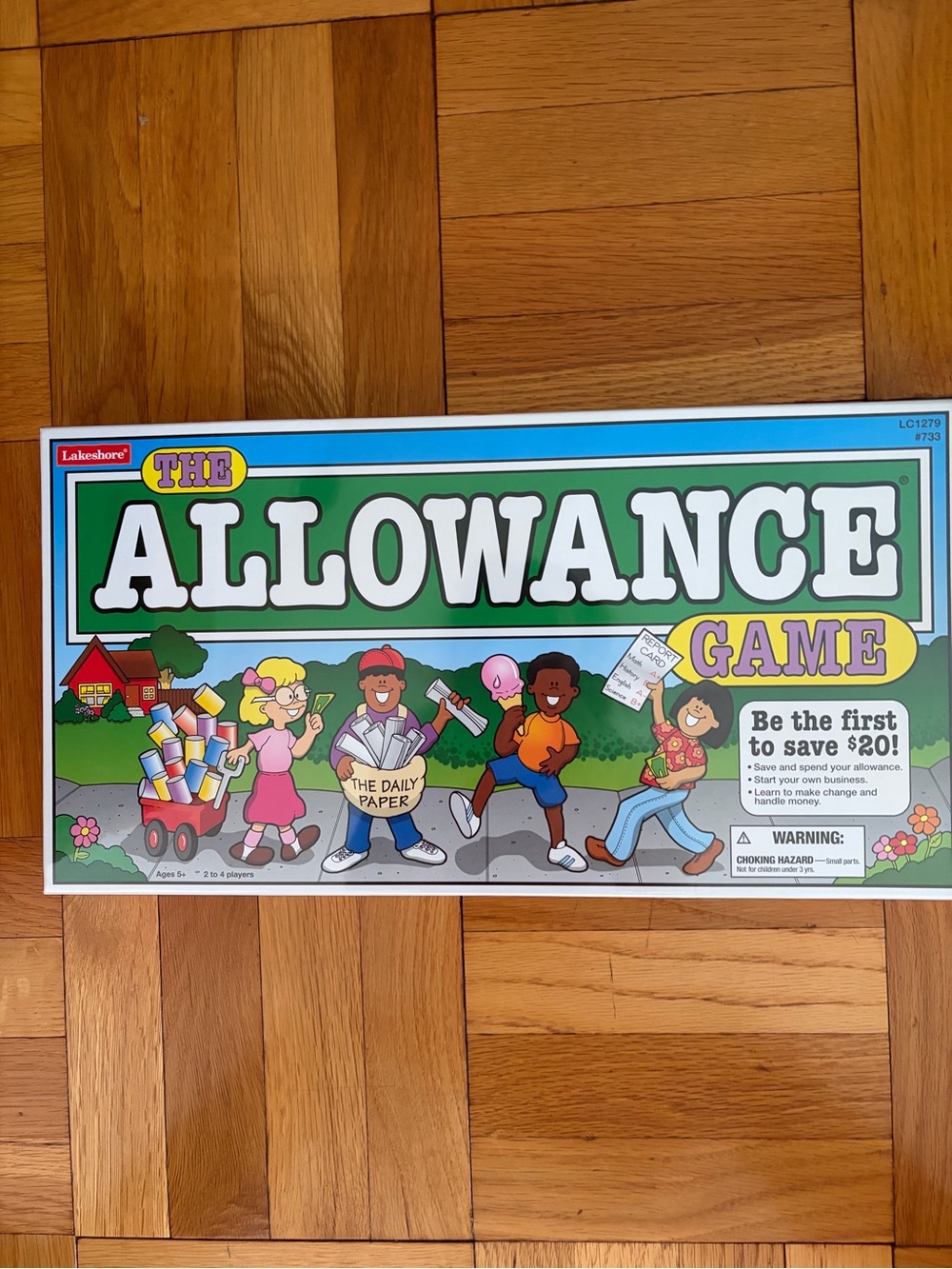 NEW The Allowance Game Board Game by Lakeshore. Age 5+ 2-4 Players Money Skills